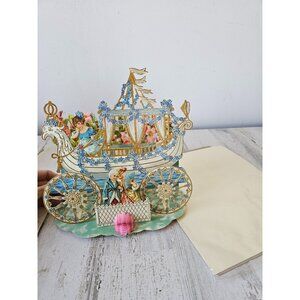 Merrimack vintage die cutout 3D ship Victorian card greetings‎